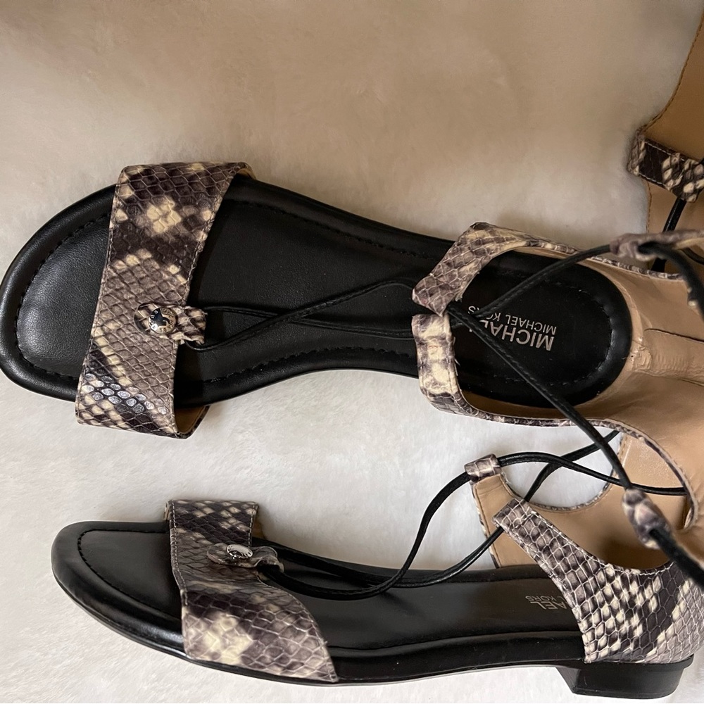 🩴SALE “Michael Kors” Tall Flat Gladiator Sandals